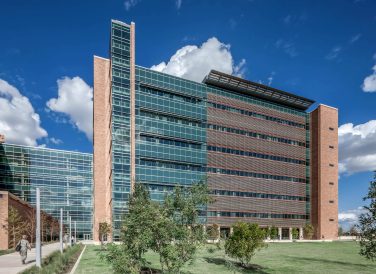 San Antonio Military Medical Center exterior of glass panes and building